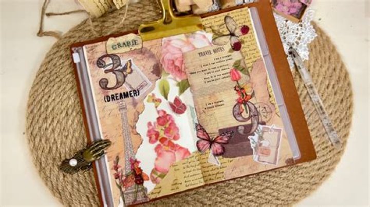 How do you make a homemade scrapbook?