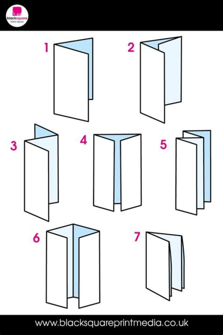 How do you make a leaflet out of paper?