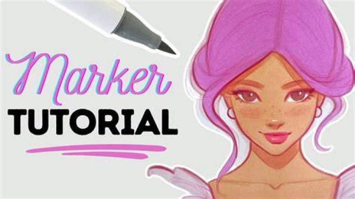 How do you make a marker in paint?
