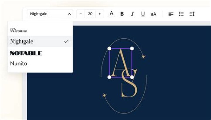 How do you make a monogram logo in Word?