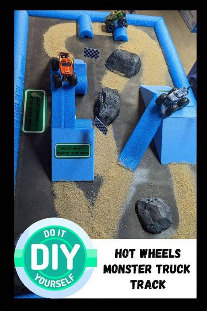 How do you make a monster truck ramp?