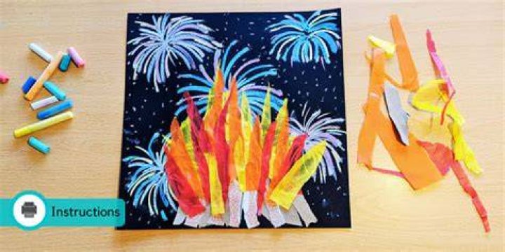 How do you make a paper bonfire?