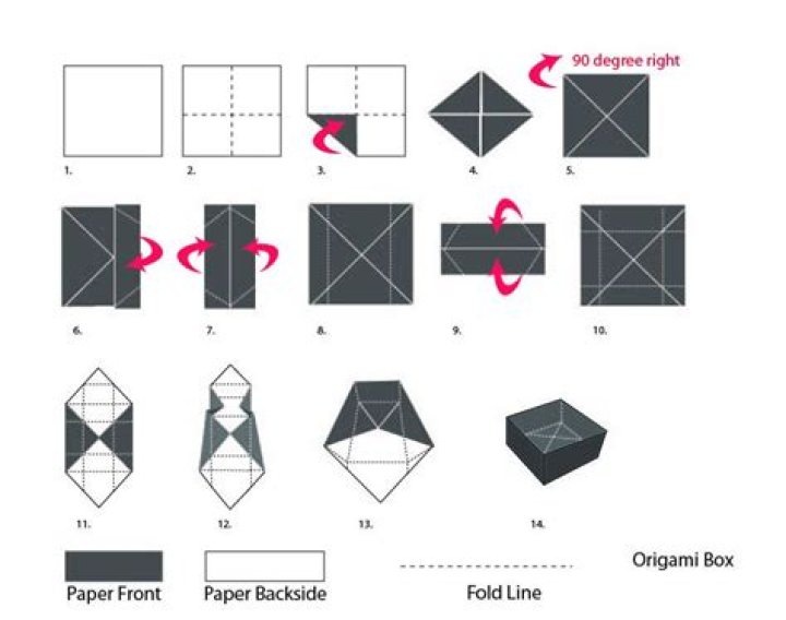 How do you make a paper open box?