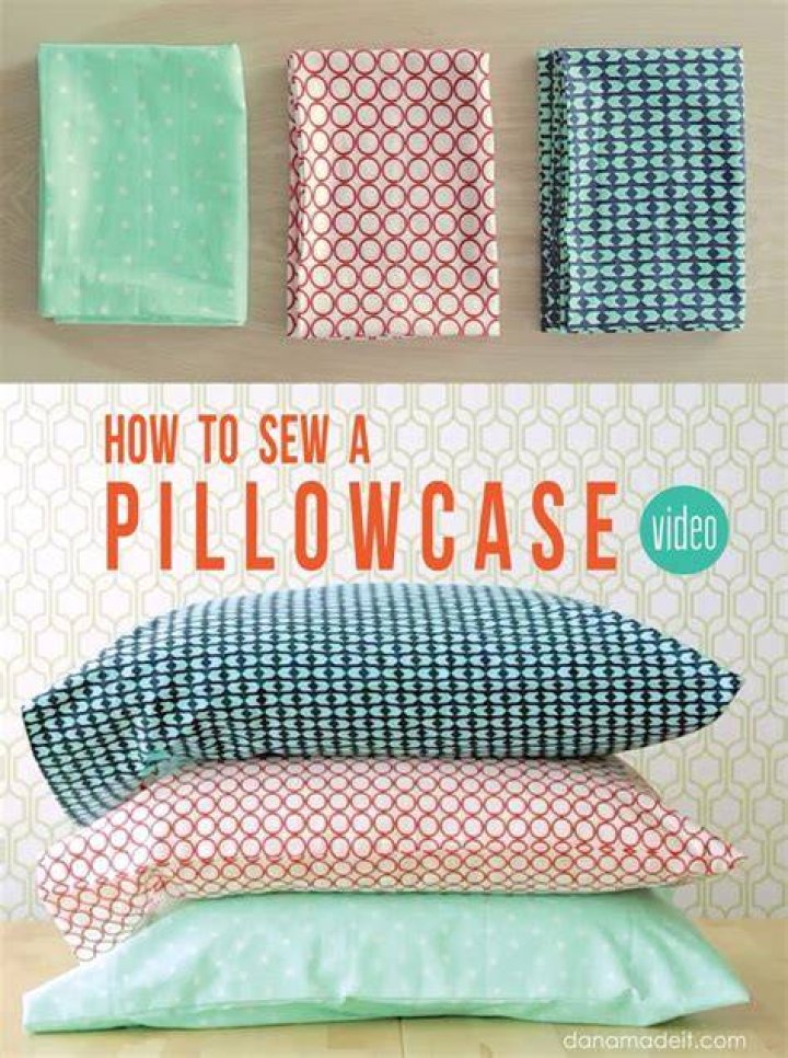 How do you make a simple pillowcase?