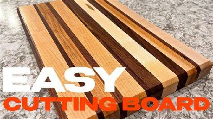 How do you make a simple wooden cutting board?