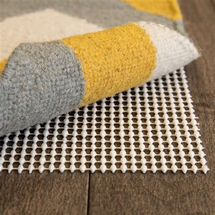 How do you make a thrown rug non slip?