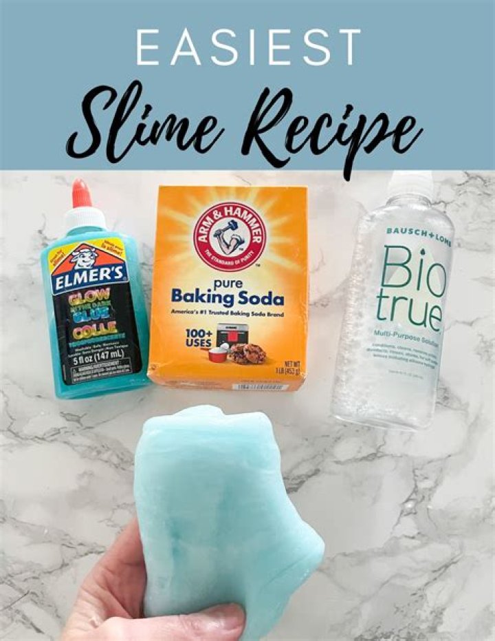 How do you make contact solution for slime?