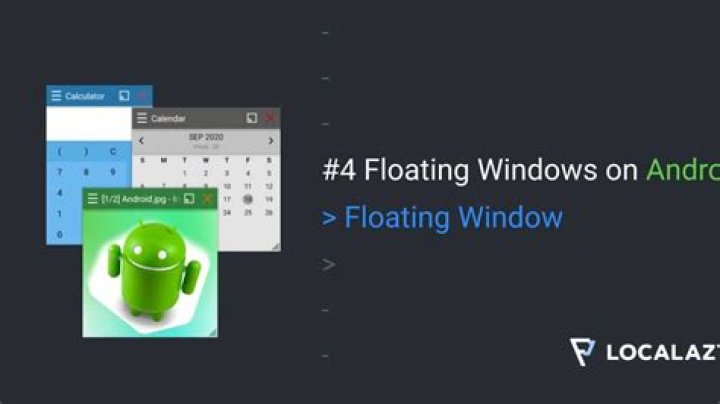 How do you make floating apps?