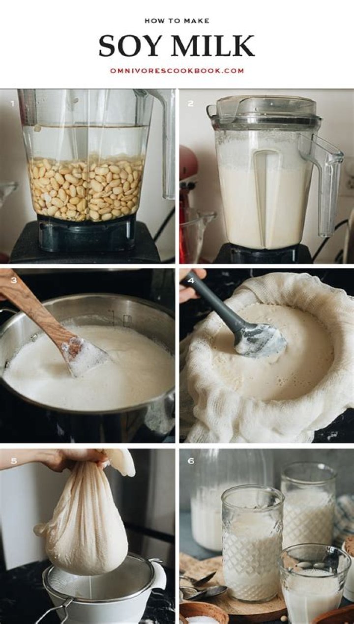 How do you make fortified soy milk at home?