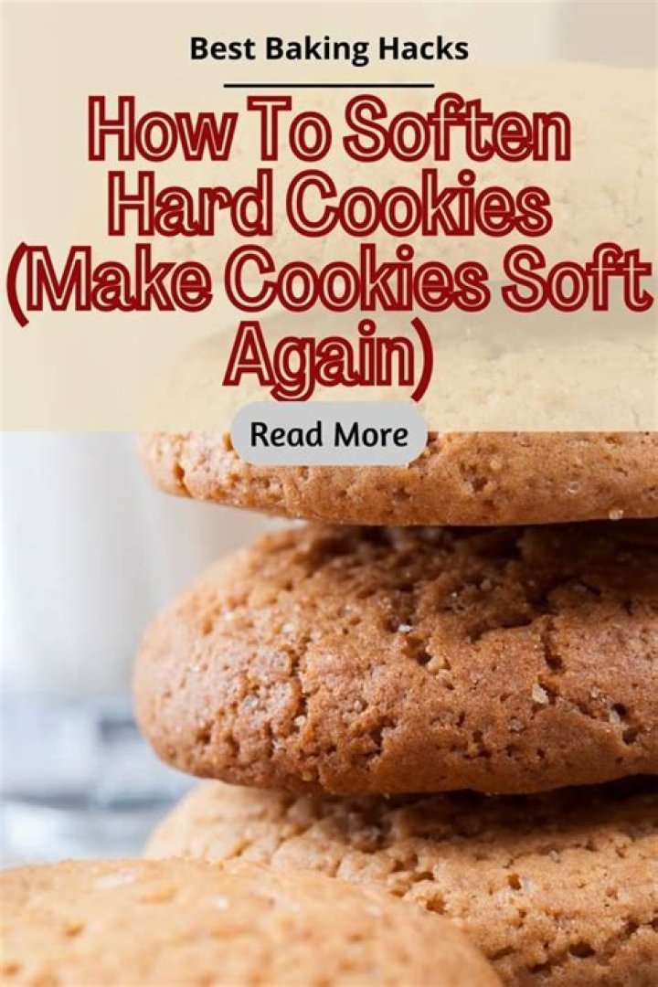 How do you make hard cookies soft?