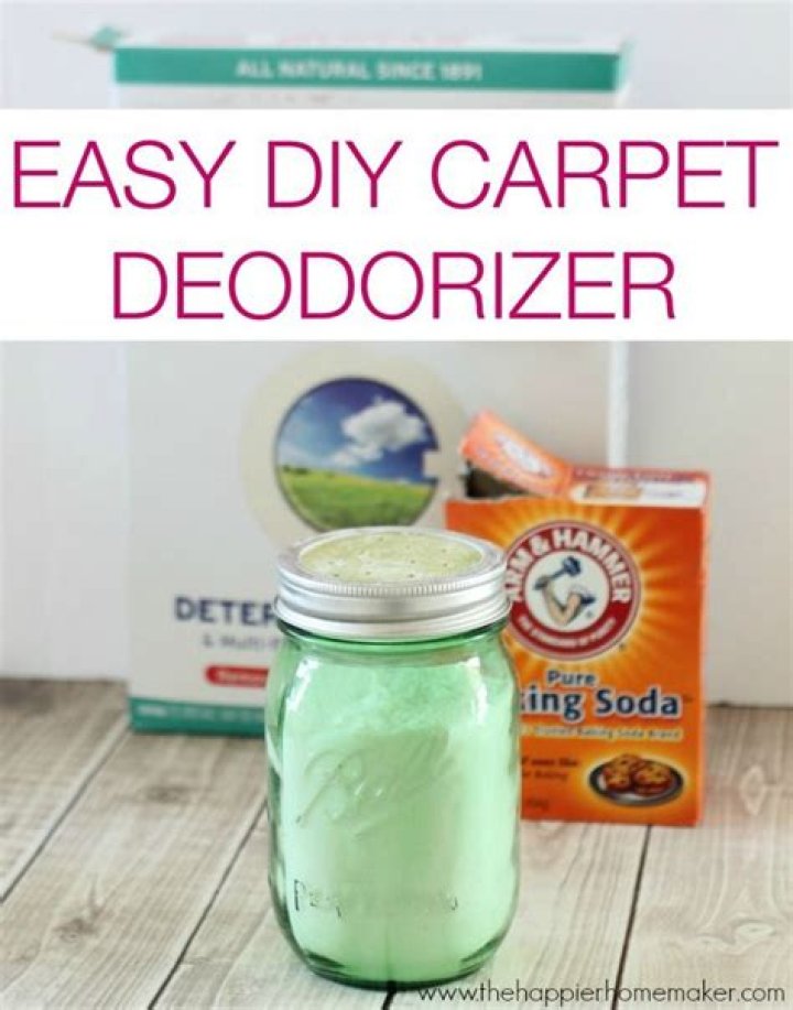 How do you make homemade carpet deodorizer?