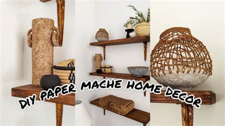 How do you make paper mache furniture?