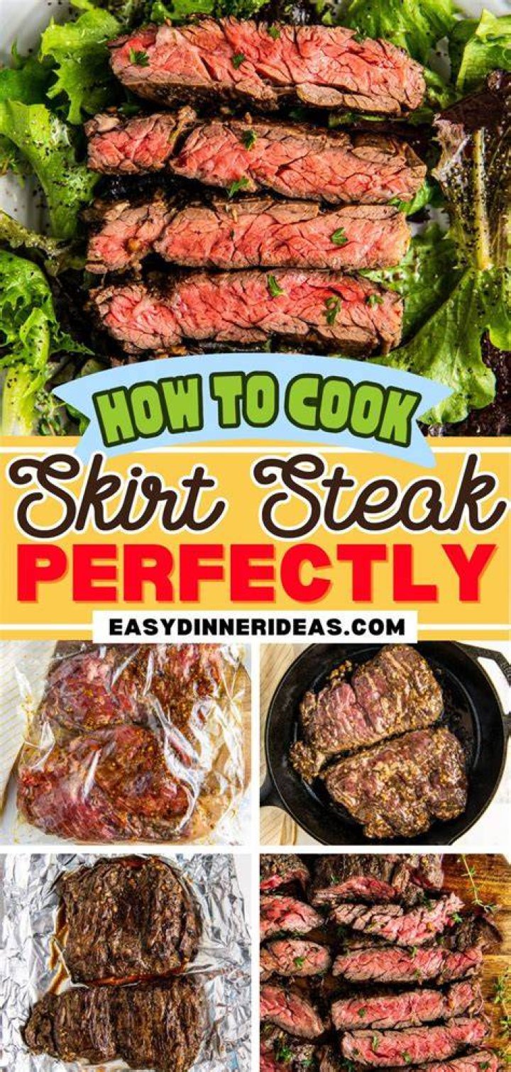 How do you make skirt steak tender?