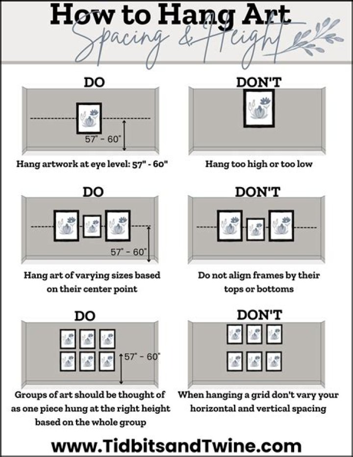 How do you mark holes in hanging pictures?