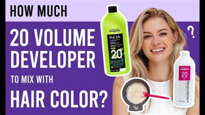 How do you mix hair color with developer?