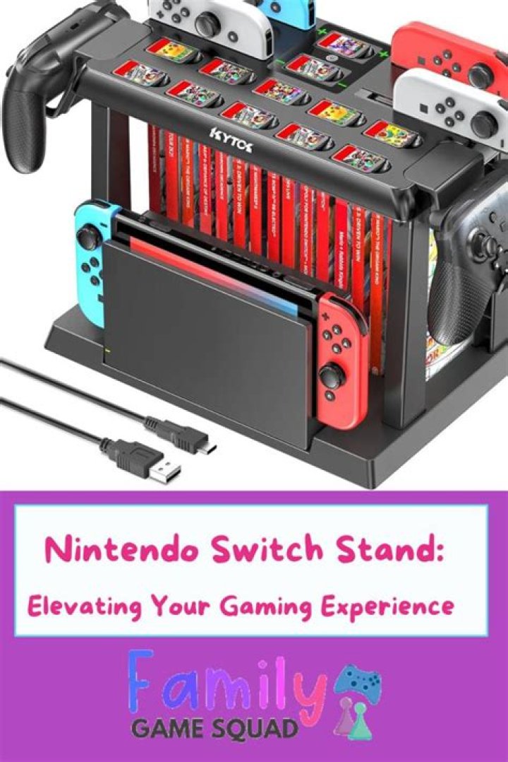 How do you open the Nintendo switch stand?