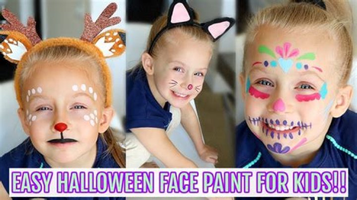 How do you paint your face for Halloween?
