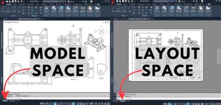 How do you plot model space in AutoCAD?