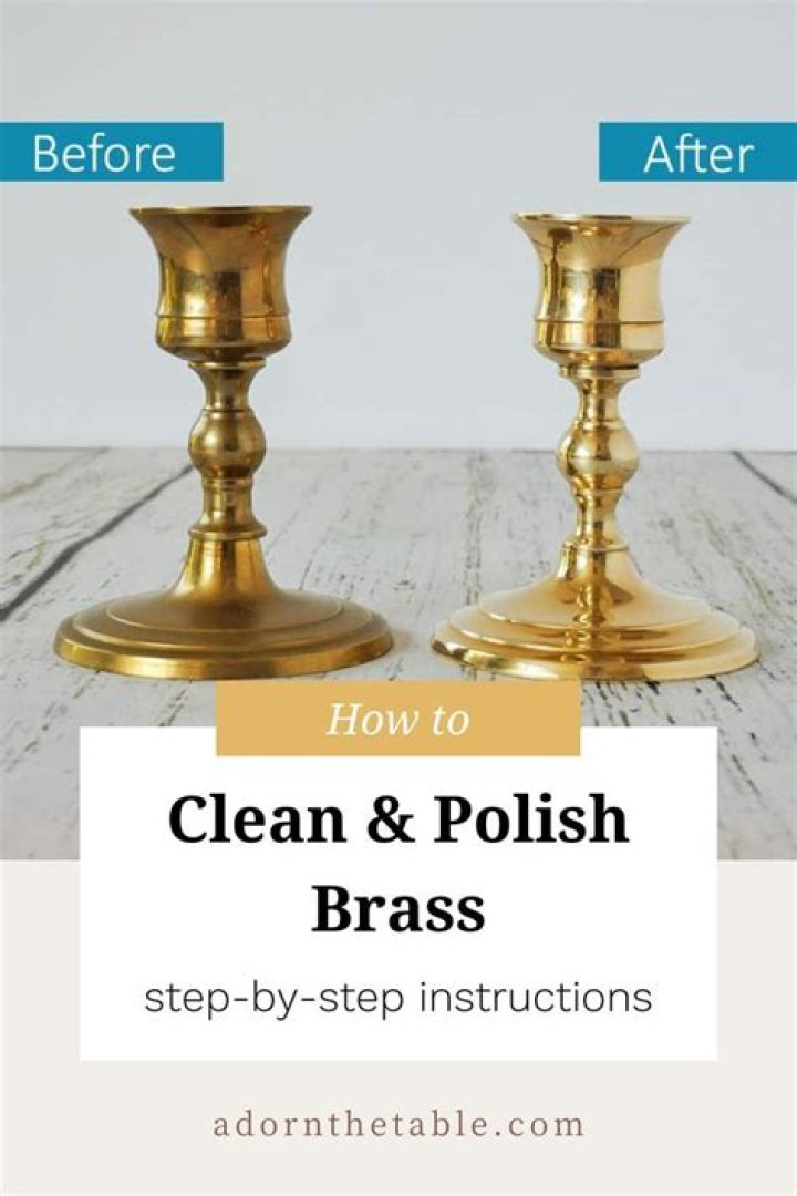 How do you polish intricate brass?