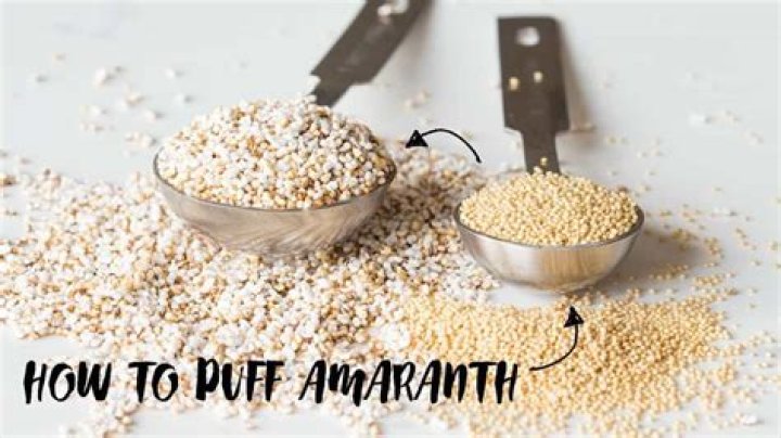 How do you pop amaranth?