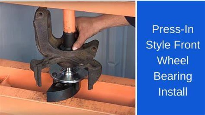 How do you press a hub bearing?