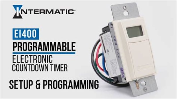 How do you program a Intermatic timer switch?