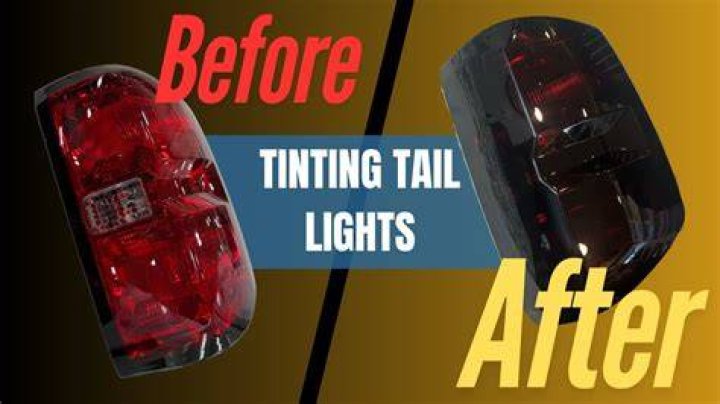 How do you put tint on tail lights?