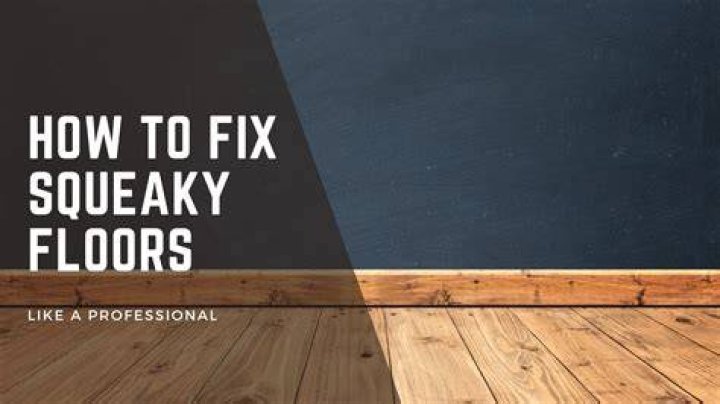 How do you quiet a squeaky floor?
