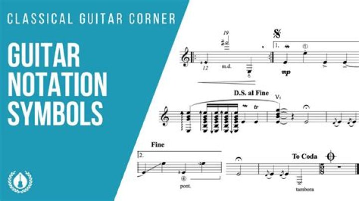 How do you read guitar notations?