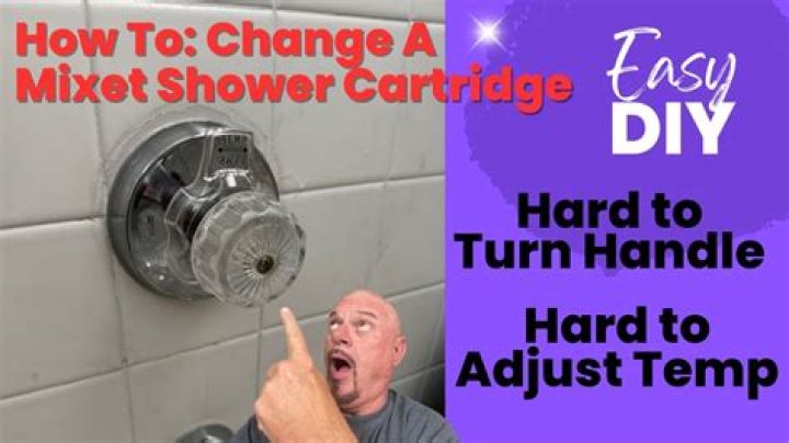 How do you remove a Mixet shower cartridge?