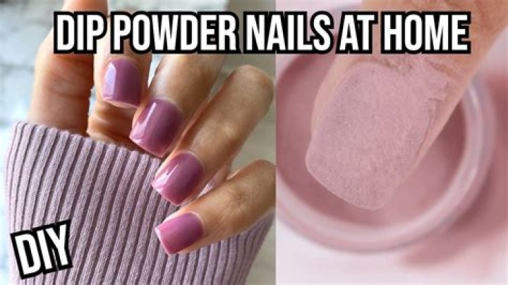 How do you remove dipping powder nails at home?