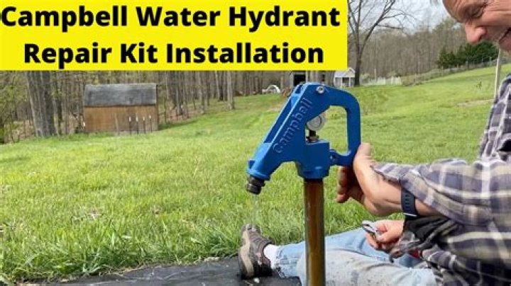 How do you repair a Campbell yard hydrant?