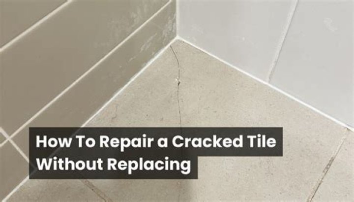 How do you repair a porch tile?