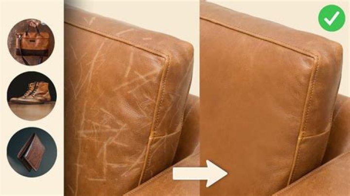 How do you repair damaged leather furniture?