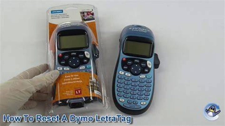 How do you reset a Dymo LetraTag?