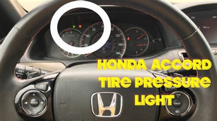 How do you reset the TPMS light on a 2008 Honda Accord?