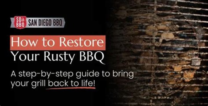 How do you restore a rusty BBQ?
