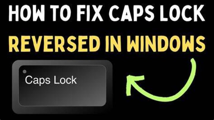 How do you reverse Caps Lock?