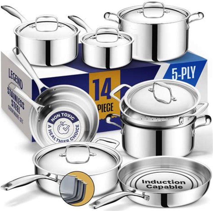 How do you shine stainless steel pots?