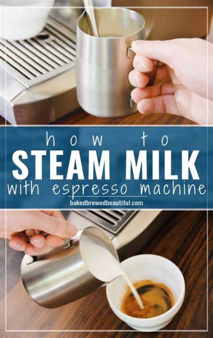 How do you steam milk without a steamer or microwave?