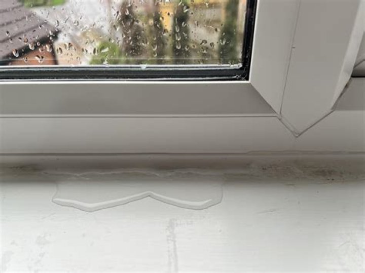 How do you stop a uPVC window from leaking?