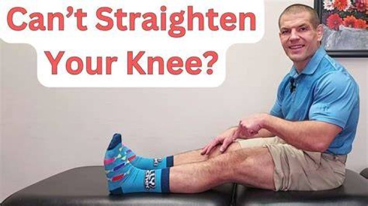 How do you straighten your legs?