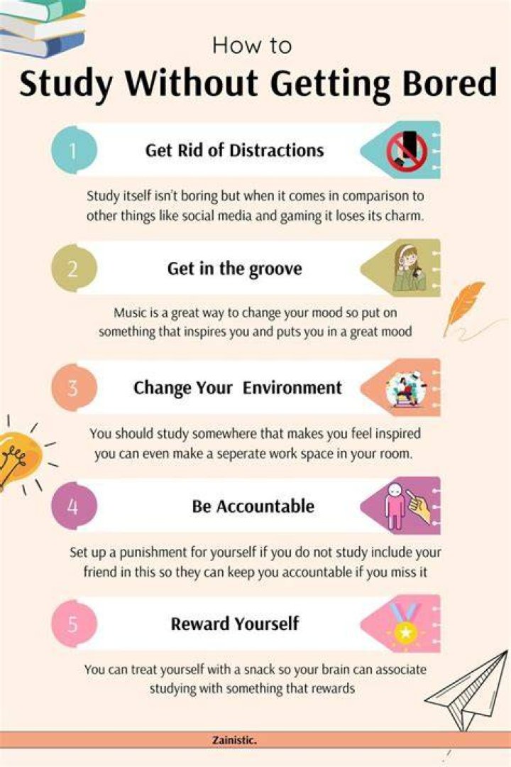 How do you study when you are bored?