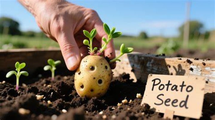 How do you take current from a potato?