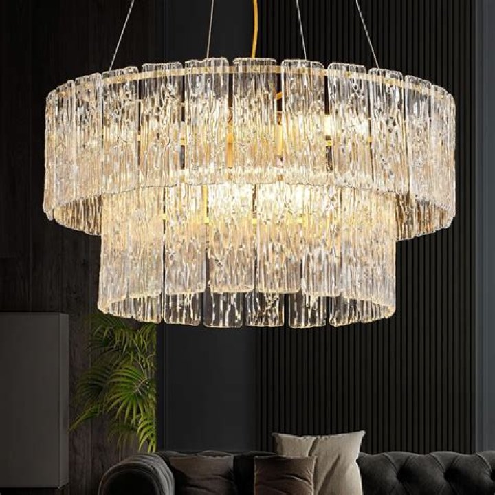 How do you tell a crystal from a glass chandelier?