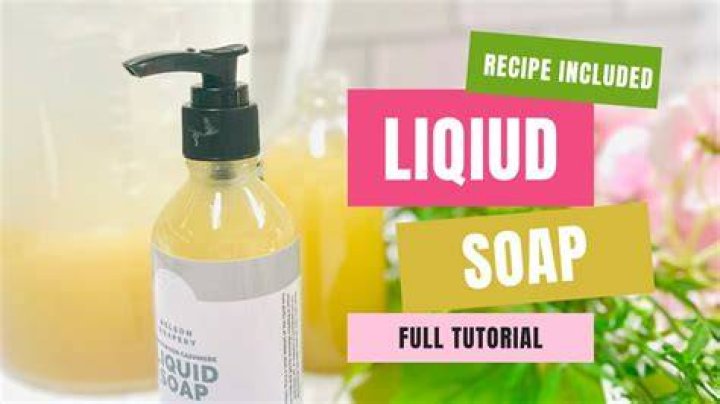 How do you thicken homemade liquid soap?