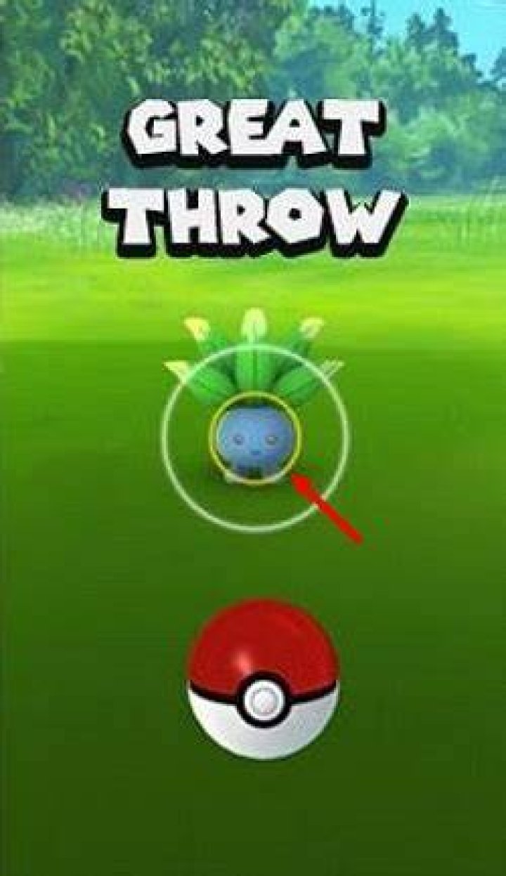 How do you throw a great throw Pokemon?
