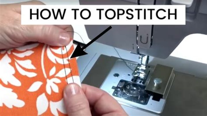 How do you topstitch?