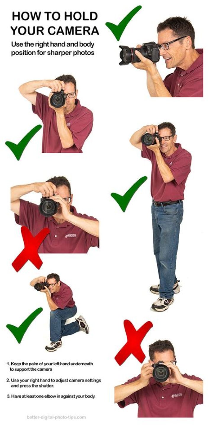 How do you use a camera properly?