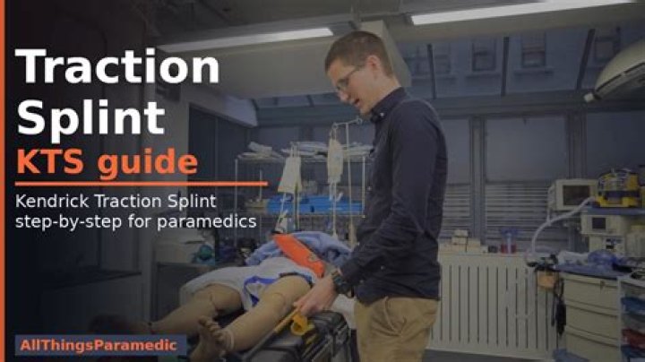 How do you use a sacer traction splint?